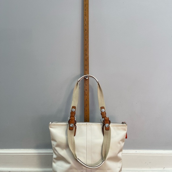 Beautiful Coach Satin Tote - Picture 2 of 6